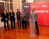 Un instante de la presentaci�n de la nueva imagen de la carrera.