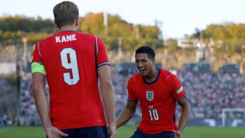 Kane y Bllingham, con Inglaterra, ante Croacia