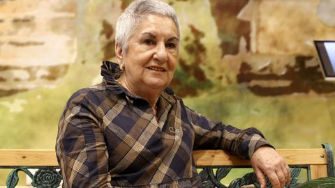 Manicha Berm&uacute;dez, la estrella del Rotilio y del sabor de Sanxenxo 