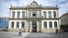 La casa consistorial de Pontevedra, obra de Sesmero, recuperar su actividad tras su larga reforma para albergar plenos y recepciones 