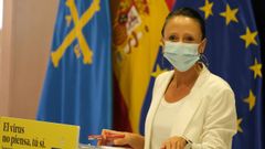 La portavoz del Gobierno del Principado y consejera de Derechos Sociales y Bienestar, Melania �lvarez