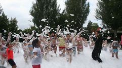�Nieve� en pleno agosto en Poio