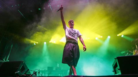 9Louro durante el concierto que ofreci� en las fiestas de San Bartolomeu