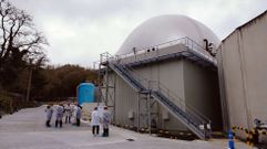 La planta de biog�s de Celega fue construida junto a la depuradora y completa el proceso de reutilizaci�n de residuos que la empresa puso en marcha hace casi diez a�os