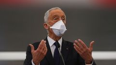 Marcelo Rebelo de Sousa, presidente de Portugal, en una imagen de finales de enero del 2021
