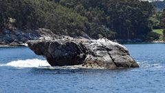 Pedra do Cabalo, en Beluso, en la Ra de Pontevedra