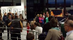 Exposici�n del 2015 de Crucesarte en el auditorio. 