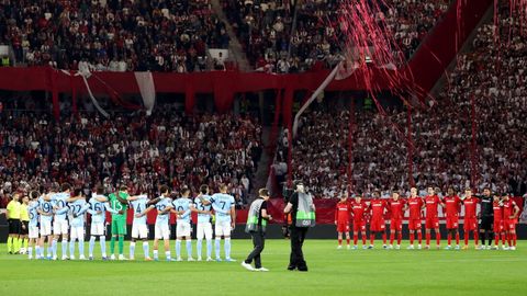 Imagen del partido de ida de Europa League entre el Friburgo y el Celta