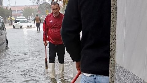 Inundaciones en O Corgo en O Grove