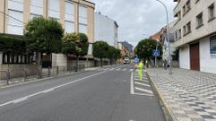 Obras de remodelacin de la avenida do Bierzo