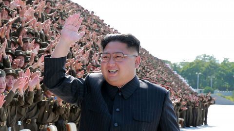 El lder norcoreano Kim Jong-Un, en un acto militar en Pyongyang 