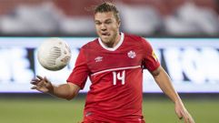 Sam Piette, en un partido de la selecci�n de Canad�