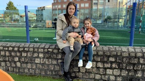 Laura Meis, madre de Xandre, el niño de O Grove que padece la enfermedad rara de Alexander
