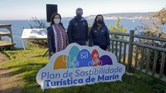 El Plan de Sostibilidade de Tur�stica de Mar�n se present� ayer en el mirador de Portocelo
