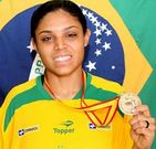 Marcela, con Brasil.