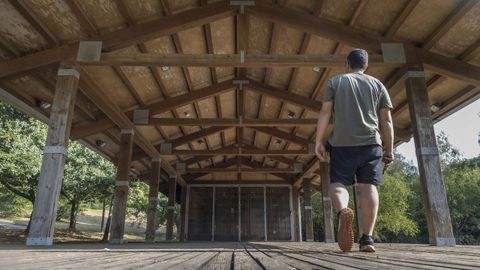 El espacio del monte de O Pedroso se encuentra sin actividad desde hace meses