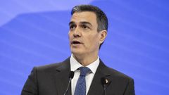 El presidente del Gobierno, Pedro S�nchez, en el Foro de Davos del a�o pasado