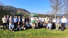 Participantes europeos en el proyecto Radiance, reunidos en hotel balneario de Laias (Cenlle).