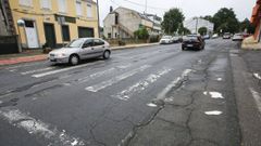 Los tramos de Gunt�n con el asfalto m�s deteriorado