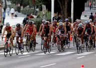 Imagen del triatl�n del pasado 1 de septiembre.