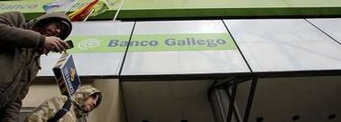 El FROB posee hoy e 100 % del capital del Banco Gallego, una entidad que antes de ser nacionalizada tenía entre sus accionistas a importantes empresarios.