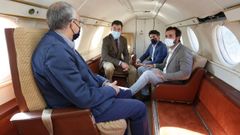 El conselleiro visit� por dentro el Falcon donde realizan pr�cticas los alumnos de As Mercedes de Lugo