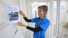 Cristina Villar, responsable de Fisioterapia Cian, tiene un convenio de colaboraci�n con el centro de entrenamiento C21.
