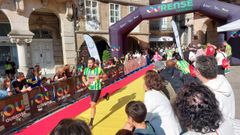 Carrera solidaria de la Guardia Civil en Ourense.