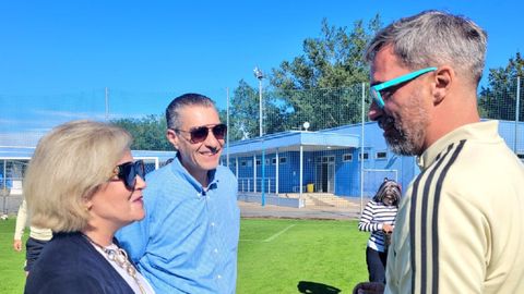 Gabriela Murgu�a, junto a Mart�n Pel�ez y Jon P�rez Bolo