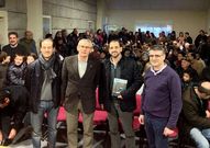 Jard�n, Caseiro, Monteagudo e Seoane, na presentaci�n.