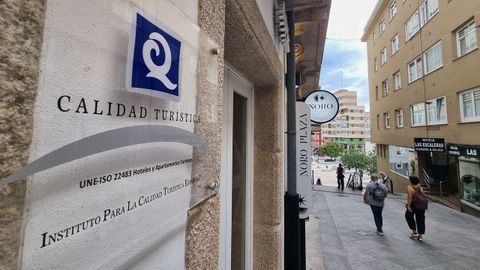 Alojamiento tur�stico en la calle Plaza de A Coru�a, donde ya no hay ning�n piso de alquiler de corta estancia.