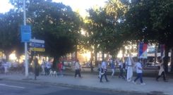 Marcha en el centro de A Coru�a por el asesinato de Diego Bello