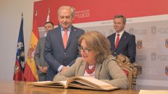 La vicepresidenta Teresa Ribera visit� Lugo
