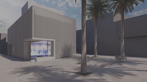 Recreacin del edificio que construir en el casco histrico de Calpe la gallega Proyecon