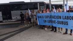 Concentraci�n de protesta de la CIG
