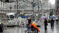 Vigo a comienzos de octubre: fin de semana de playa y martes de paraguas