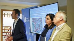 De izquierda a derecha: Alfonso Villares, Elena Candia y Heriberto Garc�a.