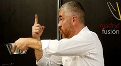 Atala, durante su ponencia en la cumbre gastron�mica espa�ola.