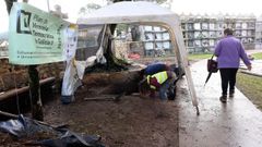 Los arquelogos ampliaron su radio de accin en busca de los restos de los represaliados, pero no hallaron nada.