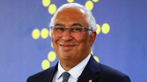 António Costa, primer ministro de Portugal y candidato del Partido Socialista
