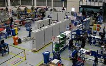 La f�brica de Alstom en As Somozas ensambla componentes electr�nicos para aerogeneradores.