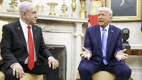 Trump anuncia que EEUU se har� cargo de la franja de Gaza para convertirla en �la Riviera de Oriente Medio�