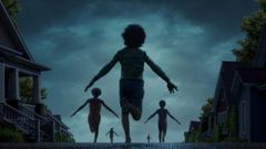 Inquietante imagen que ilustra el cartel del filme de Zach Cregger Weapons.