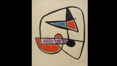 Tte d'homme III (1931), de Joan Mir. Estar en Museo de Bellas Artes de Asturias hasta octubre
