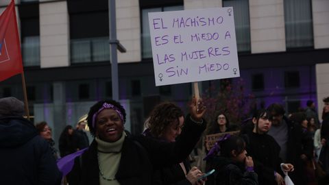 Manifestaci�n del 8M en A Coru�a.
