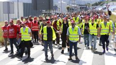 Jornada de huelga del metal en Ferrol