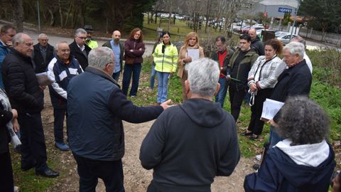 Los afectados en el lugar