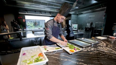 Foto de archivo del restaurante Pepe Vieira, en Rax� (Poio), que tiene dos estrellas Michelin.