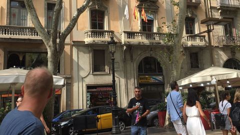 El Centro Galego de Barcelona est ubicado en las Ramblas