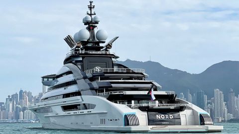 �Nord�, el superyate del multimillonario ruso Alex�i Mordashov, uno delos principales aliados de Putin.